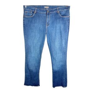 Bitten Sarah Jessica Parker Plus Size 22 Jeans Dark Blue‎ High Rise Straight 663